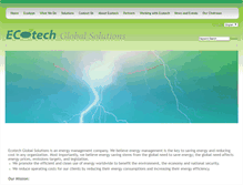 Tablet Screenshot of ecotech-global.com